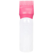アプリケーターボトル ヘアカラー用 160ml 目盛り付き コーム付き ヘアカラーボトル カラーリング ブラシ メモリ コームボトル 染色 毛染め 髪染め 白髪染め 自宅 セルフケア