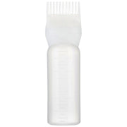アプリケーターボトル ヘアカラー用 160ml 目盛り付き コーム付き ヘアカラーボトル カラーリング ブラシ メモリ コームボトル 染色 毛染め 髪染め 白髪染め 自宅 セルフケア