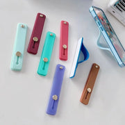 スマホバンド スマホベルト シリコン シリコンバンド スマートフォン iPhone スマホリング ホールドリング スタンド かわいい おしゃれ カラバリ豊富 落下防止