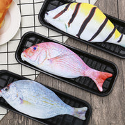 ペンケース ペンポーチ 筆箱 小物入れ 文房具 魚 サカナ ポーチ ユニーク おもしろ フィッシュ ジッパー 文具 ペン入れ かわいい 個性的 リアル プレゼント