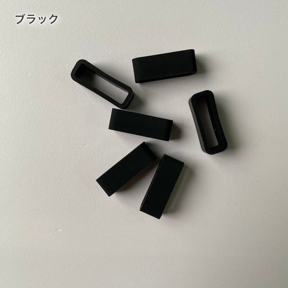 時計バンドストラップループ 4個セット 20mm 18mm ゴム 交換用ファスナーリング 商品画像3