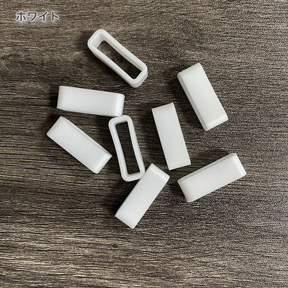 時計バンドストラップループ 4個セット 20mm 18mm ゴム 交換用ファスナーリング 商品画像4