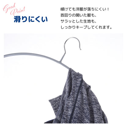 ハンガー すべらない 10本セット 跡がつかない スリム 滑らない 商品画像3