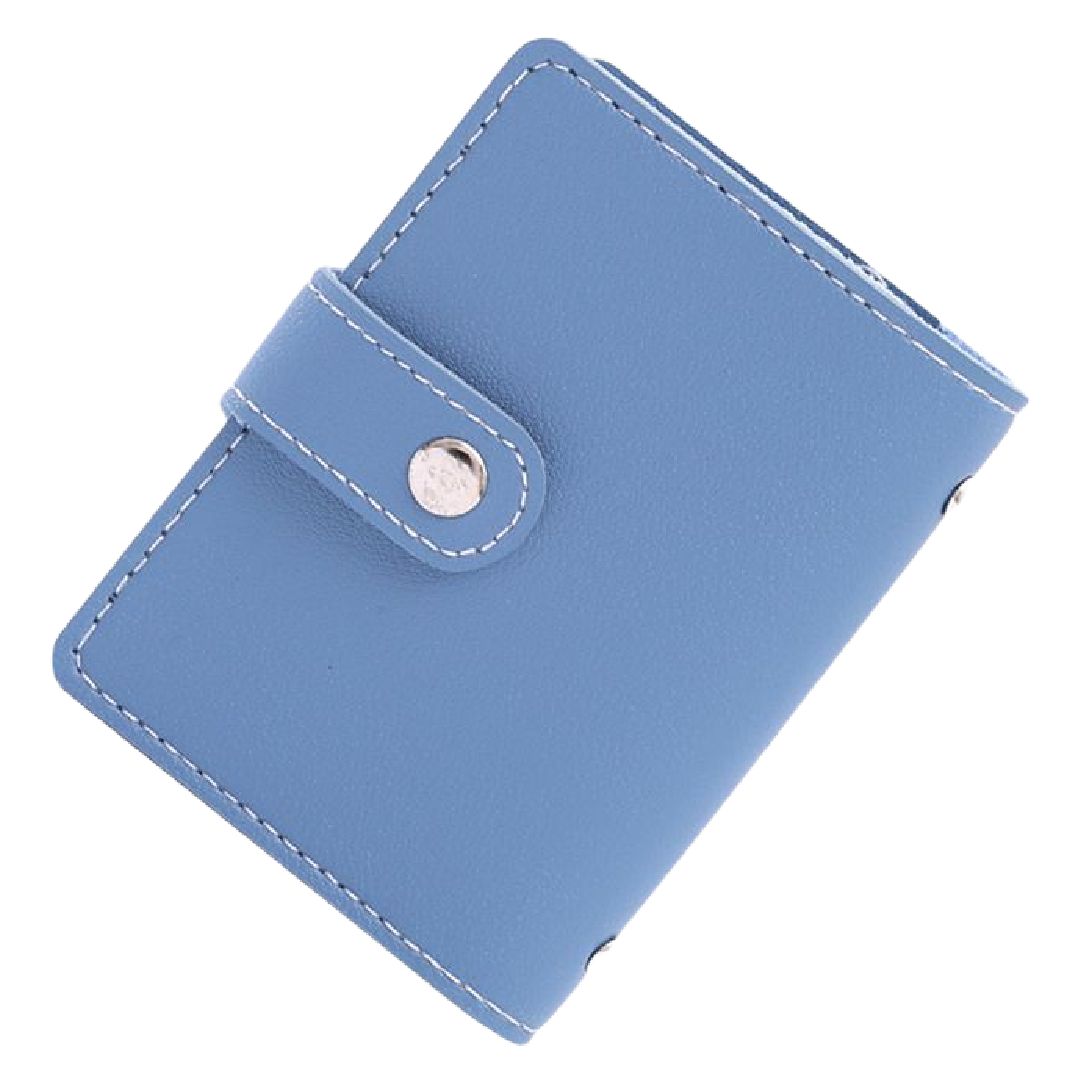 クレジットカードケース カード入れ カードホルダー 26枚収納 RFID スキミング防止 ブルー バリエーション画像