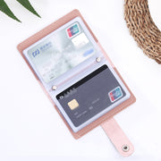 クレジットカードケース カード入れ カードホルダー 26枚収納 RFID スキミング防止 手帳型 レディース メンズ レザー調 無地 シンプル カード収納 持ち歩き 携帯 保管