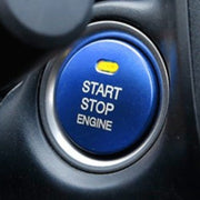 ボタンカバー エンジンスタートボタン カー用品 車 アクセサリー ドレスアップ 内装 リング ステッカー 簡単取付 両面テープ