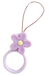 リングストラップ シリコン 携帯ストラップ スマホリング スマホアクセサリー 花 パステルカラー 落下防止 かわいい おしゃれ キュート ポップ 学生 女の子 女性
