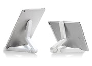 タブレットスタンド スマホスタンド スマートフォン 携帯 卓上 折りたたみ 角度調節 滑り止め 持ち運び 無地 単色 ブラック ホワイト シンプル 便利