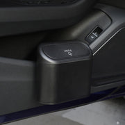 車用ゴミ箱 車載 カー用品 自動車用 ごみ箱 ダストボックス 蓋付き ふた フタ コンパクト 収納ケース スリム ミニ シンプル プッシュ式 簡単装着 便利 ブラック 黒