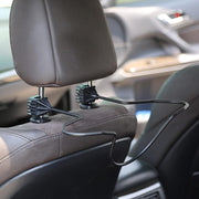 ヘッドレストハンガー 車載 車用ハンガー 上着掛け ジャケットハンガー スーツ 帽子 テンガロンハット 簡単装着 便利 シワ防止 型崩れ防止 車内 カー用品 車用品 カーアクセサリー