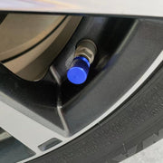 タイヤバルブキャップ 車用 4個セット エアバルブ キャップ カバー バルブカバー エアーバブル ホイール ドレスアップ カー用品 自動車 タイヤ ねじ込み式 光沢感 キラキラ 汎用 カスタム シンプル おしゃれ かっこいい