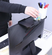 ディスプレイボード 上部 収納 ラック スタンド 小物置き 収納台 モニター パソコン テレビ 簡単設置 小物収納 整理整頓