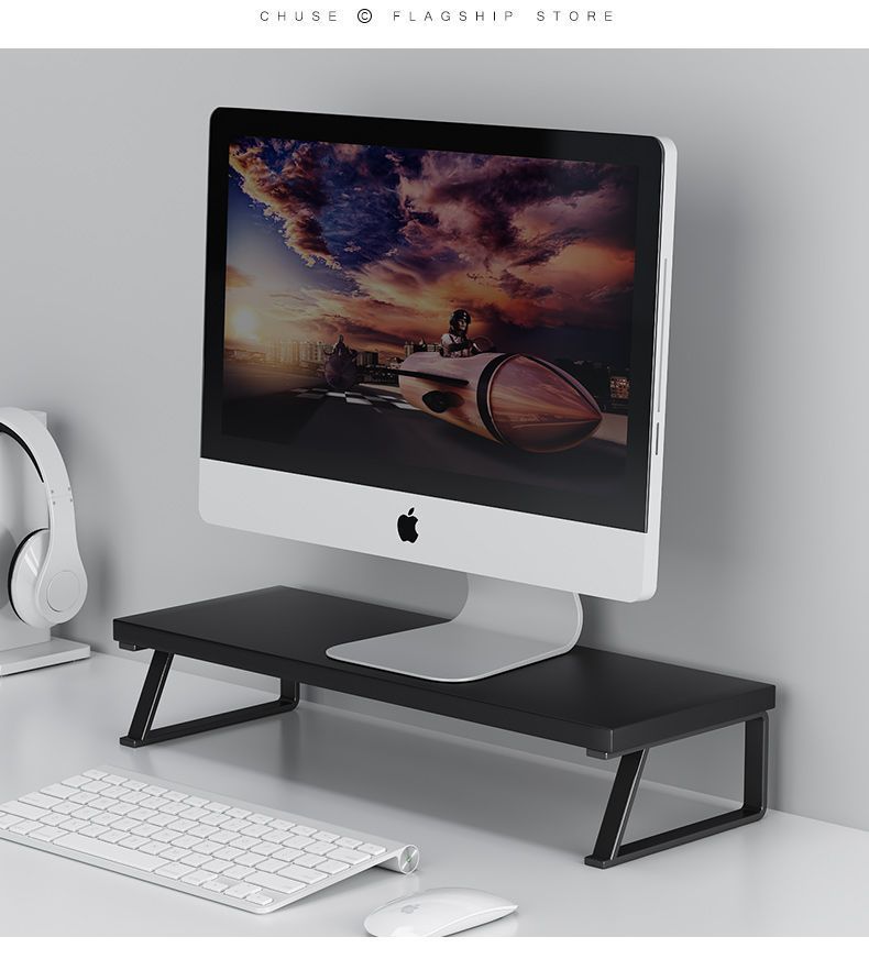 デスクトップPCラック モニタースタンド モニター台 パソコン台 机上ラック オフィス収納 商品画像5