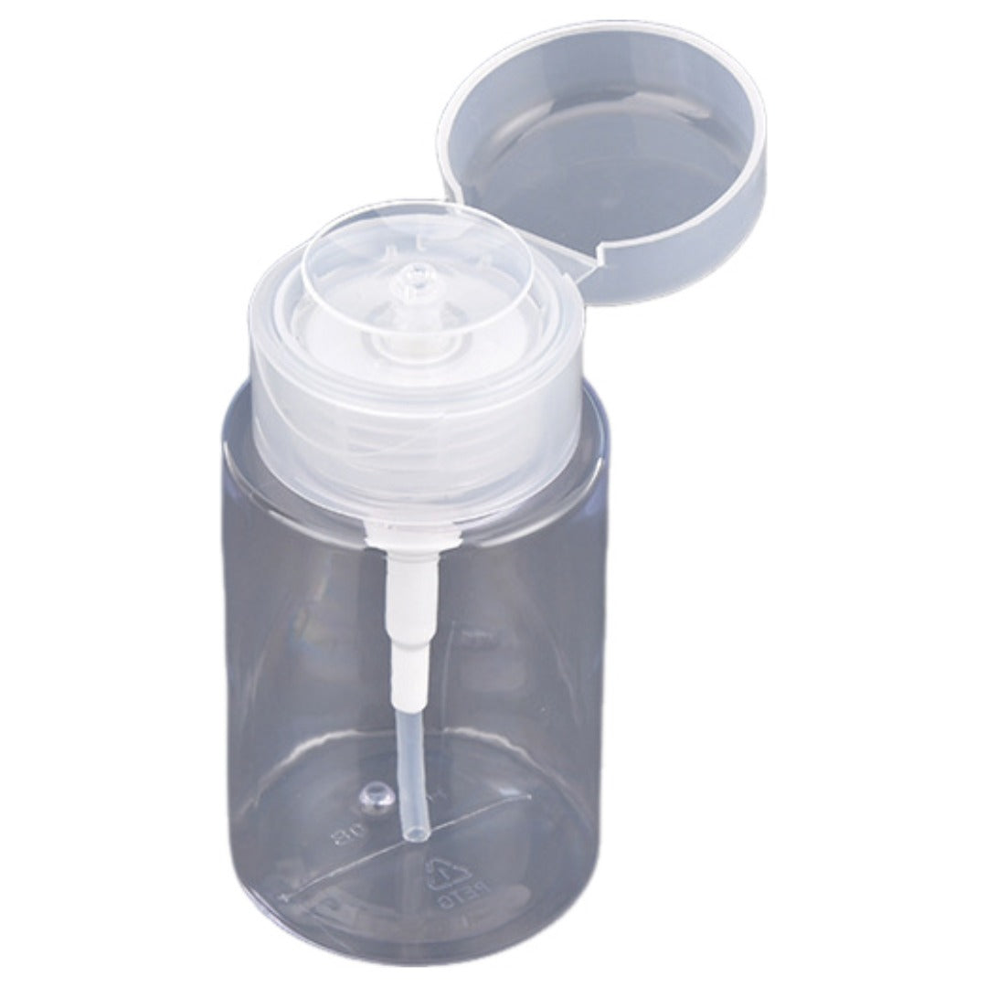 ポンプディスペンサー ネイルリムーバー入れ 100ml 150ml 200ml 詰め替え容器 プッシュ式 ボトル ポンプ 溶剤 除光液 消毒液 アセトン ネイル用品 ネイルケア ネイルオフ クリーナー