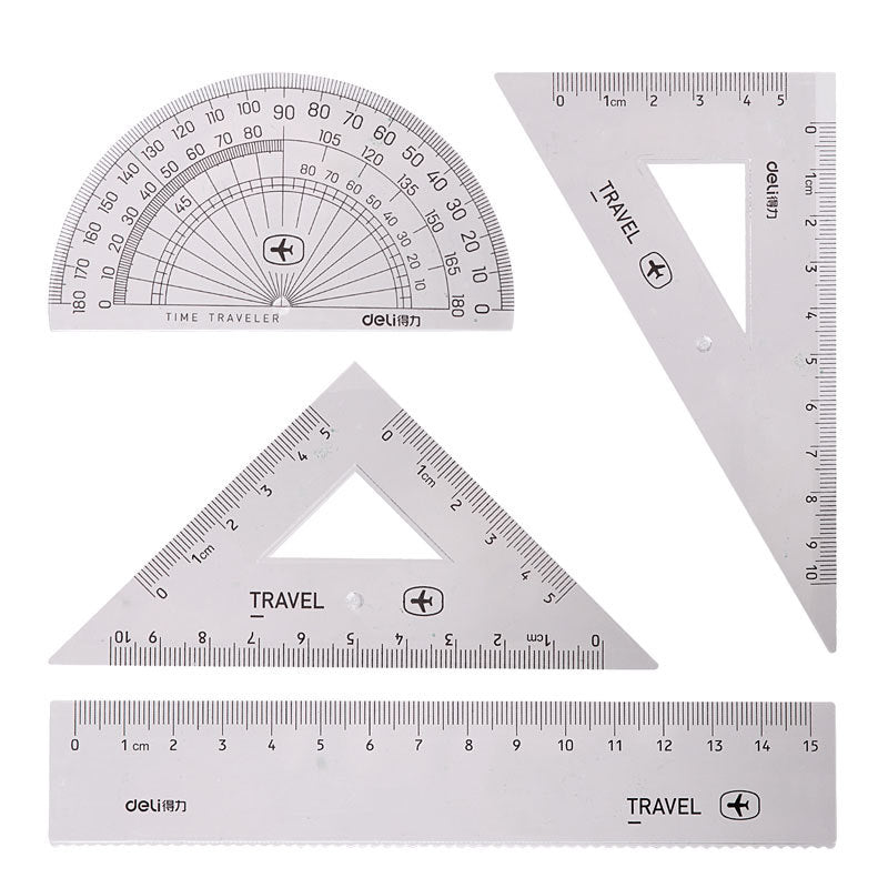 定規セット 4点セット ものさし 文房具 15cm 直定規 商品画像4