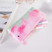 ペンケース 筆箱 イチゴ ストロベリー フルーツ かわいい おしゃれ 文房具 文具 ステーショナリー ピンク ホワイト