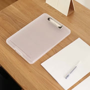 バインダー 収納一体型 バインダーケース クリップボード クリップファイル A4 ペンホルダー付き 収納 コンパクト 便利 書類スッキリ 整理整頓 書類収納 ノート収納 タブレット収納 電卓収納 ペン収納 文房具 文具 ステーショナリー