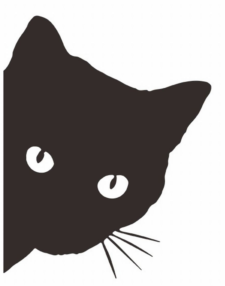 ウォールステッカー 壁ステッカー 壁紙シール シール式 ルームデコレーション ウォールデコレーション 猫 ネコ 黒猫 可愛い 棚 窓 貼り付け簡単 DIY 飾り付け 壁面装飾 壁装飾 室内装飾 イメージチェンジ 雑貨
