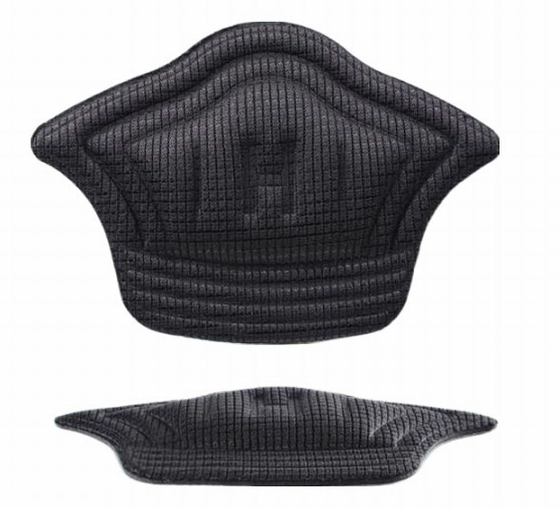 かかとクッション 2枚セット 両足用 サイズ調整 インソール 中敷き ブラック×厚手【2枚セット】 バリエーション画像