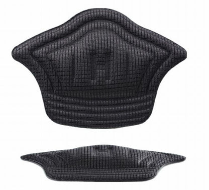 かかとクッション 2枚セット 両足用 サイズ調整 インソール 中敷き ブラック×厚手【2枚セット】 バリエーション画像
