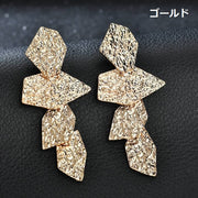 ピアス スタッド レディース 女性 アクセサリー ファッション小物 プレゼント ギフト おしゃれ 大きい 大きめ ゴールドカラー シルバーカラー