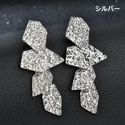 ピアス スタッド レディース 女性 アクセサリー ファッション小物 プレゼント ギフト おしゃれ 大きい 大きめ ゴールドカラー シルバーカラー