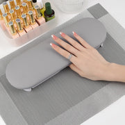 ネイル用アームレスト マット付き ハンドレスト ピロー クッション ネイルサロン セルフネイル シンプル スタイリッシュ おしゃれ 円型 四角型 ネイルアート用品