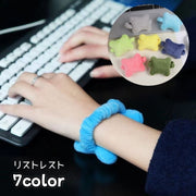 リストレスト キーボード パソコン PC ふわふわ 柔らかい マウス リストバンド バンド かわいい おしゃれ 手首 サポート オフィス デスク ハンドレスト