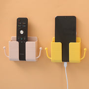 スマホ充電ホルダー 壁掛けホルダー スマートフォン 小物 粘着テープ  充電スタンド 壁面 貼るだけ ケーブル収納 ウォール収納 便利 すっきり サイドフック コンパクト シンプル 単色
