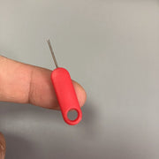 SIMピン SIMカード取り出しピン 2本セット リリースピン SIMカード交換 SIMカードアクセサリー 抜き出し 取り出し スロット取り出しピン スマホ スマートフォン SIM抜き シムピン シムカード SIM用品 リセットボタン 通信機器 電子機器 PC 便利グッズ 小さい 工具 シンプル 赤