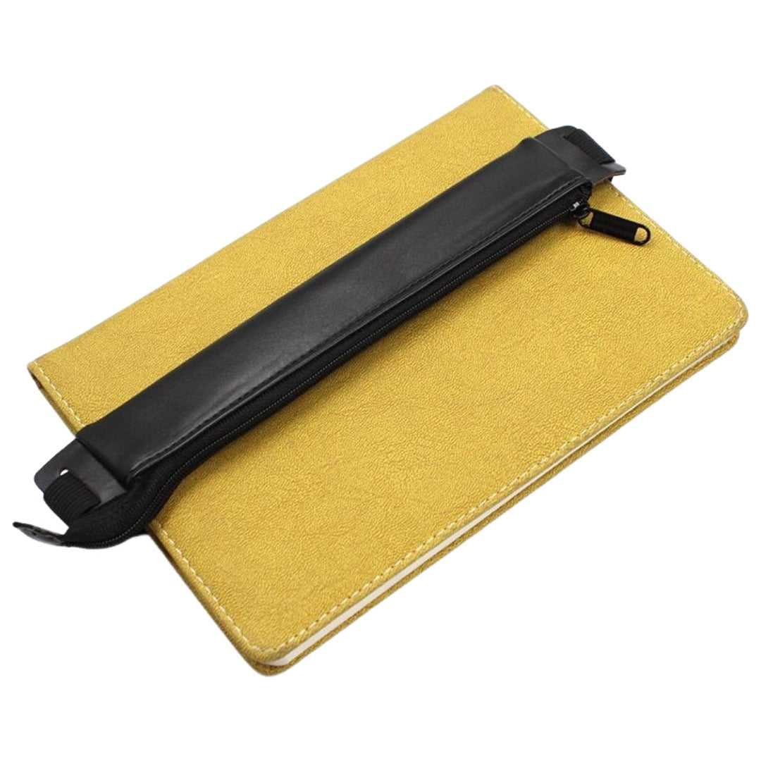 タッチペンケース スタイラスケース iPad周辺雑貨 iPhone周辺雑貨 タブレット周辺雑貨 ゴムバンド チャック ジッパー PUレザー フェイクレザー 無地 ブラック ピンク カーキ シンプル カジュアル かわいい キュート おしゃれ