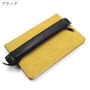 タッチペンケース スタイラスケース iPad周辺雑貨 iPhone周辺雑貨 タブレット周辺雑貨 ゴムバンド チャック ジッパー PUレザー フェイクレザー 無地 ブラック ピンク カーキ シンプル カジュアル かわいい キュート おしゃれ