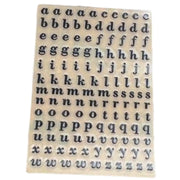シール ステッカー 1枚 メタル調 3mm ゴールド シルバー アルファベット 英字 数字 大文字 小文字 小さい イニシャル パーツ デコ キラキラ レジン工作 ネイルシール アクセサリー制作 ナンバー