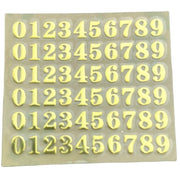 シール ステッカー 1枚 メタル調 3mm ゴールド シルバー アルファベット 英字 数字 大文字 小文字 小さい イニシャル パーツ デコ キラキラ レジン工作 ネイルシール アクセサリー制作 ナンバー