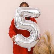 バルーン アルミ風船 数字 ナンバー 大きい 32インチ ハッピーバースデー 誕生日 記念日 パーティー お祝い 飾り付け 装飾