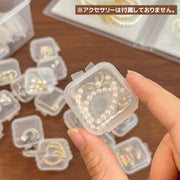 アクセサリーケース 10個セット 小物ケース 小分けケース 小物入れ 透明 持ち運び 携帯 旅行用品 トラベルグッズ パーツケース シンプル 整理