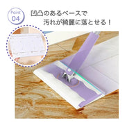 ワイパー フローリングワイパー 押すだけ ワンタッチ ハンディモップ 自動取り付け 手が汚れない 衛生的 360度 フロアワイプ モップ 水拭き 拭き掃除 床掃除 大掃除 掃除用品 掃除グッズ