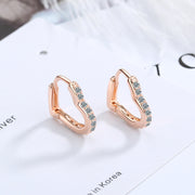 ピアス レディース アクセサリー ハート フープ 中折れ シルバーカラー ラインストーン 結婚式 誕生日 可愛い 上品 高級感 定番 お嬢様 おしゃれ きれいめ シンプル 通勤スタイル