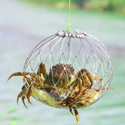 カニ網 漁網 投げ網 魚獲り網 仕掛け ネット カニ フィッシング用品 釣り具 自動開閉 折りたたみ式 ロブスター エビ ザリガニ 持ち運び 便利 小型 川 湖 海 カニキャッチ 捕獲ネット
