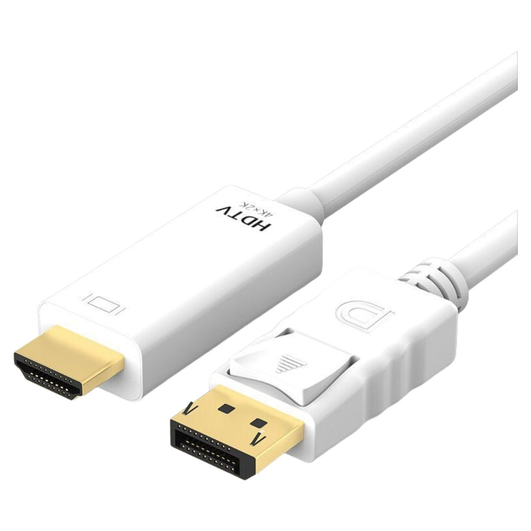 DisplayPort to HDMI 変換ケーブル 4K 1.8m ディスプレイポート DPポート アダプタ 音声同時出力 テレビ パソコン PC モニター接続 DP DisplayPort HDMI