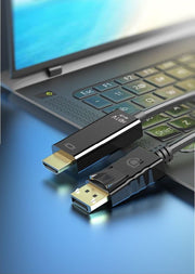 DisplayPort to HDMI 変換ケーブル 4K 1.8m ディスプレイポート DPポート アダプタ 音声同時出力 テレビ パソコン PC モニター接続 DP DisplayPort HDMI