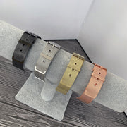 腕時計用ベルト メンズ レディース ユニセックス 交換用 取り換え用 替えベルト バンド メッシュ メタル 尾錠 美錠 シルバーカラー