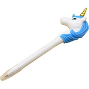ボールペン 文具 筆記具 ユニコーン形 かわいい ユニーク キャップ付き ステーショナリー ピンク 黄色 紫 水色 ライトグリーン
