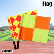 フラッグ 審判旗 単品 アシスタント レフリー ラインズマン スポーツ用品 サッカー用品 審判用品 フットサル 陸上 マラソン 持ち運び