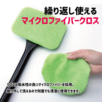 ウインドモップ 車用 ガラス拭き 柄付き 内窓用ワイパー 180度自在 商品画像3