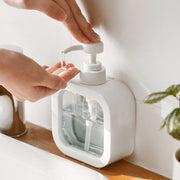 ソープディスペンサー ポンプボトル 300ml 500ml 液体用 洗剤入れ 空容器 透明 クリア 浴室 お風呂 洗面所 キッチン 台所 プラスチック おしゃれ シンプル バス用品
