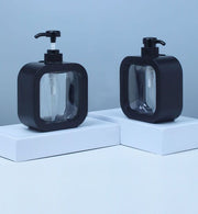 ソープディスペンサー ポンプボトル 300ml 500ml 液体用 洗剤入れ 空容器 透明 クリア 浴室 お風呂 洗面所 キッチン 台所 プラスチック おしゃれ シンプル バス用品