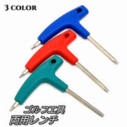 ゴルフ工具 両用レンチ スポーツ アウトドア ゴルフ用品 ゴルフクラブ クラブ用パーツ 工具 ウェイト用レンチ カスタム ゴルフ スリーブ ウェイト対応レンチ ドライバー マルチレンチ コンパクト 持ち運び