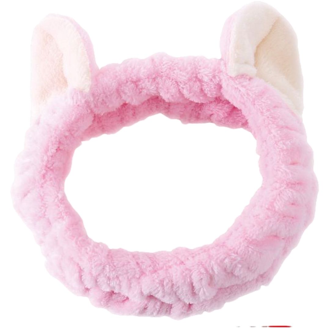 ヘアバンド 洗面用 レディース バス用品 洗顔 ネコ 猫耳 おしゃれ かわいい タオル地 まとめ髪 フェイスケア お風呂 メイク時 化粧 リラックスタイム 女子 女の子 女性用 日用品雑貨