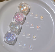 ラインストーン ハート デコパーツ 推しネイル ネイルストーン ハンドメイド ネイルアート セルフネイル きらきら キラキラ ゆめかわネイル 可愛いネイル 女子ネイル